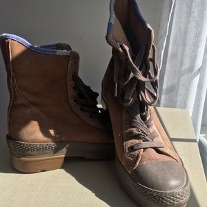 Converse Leather Boots!